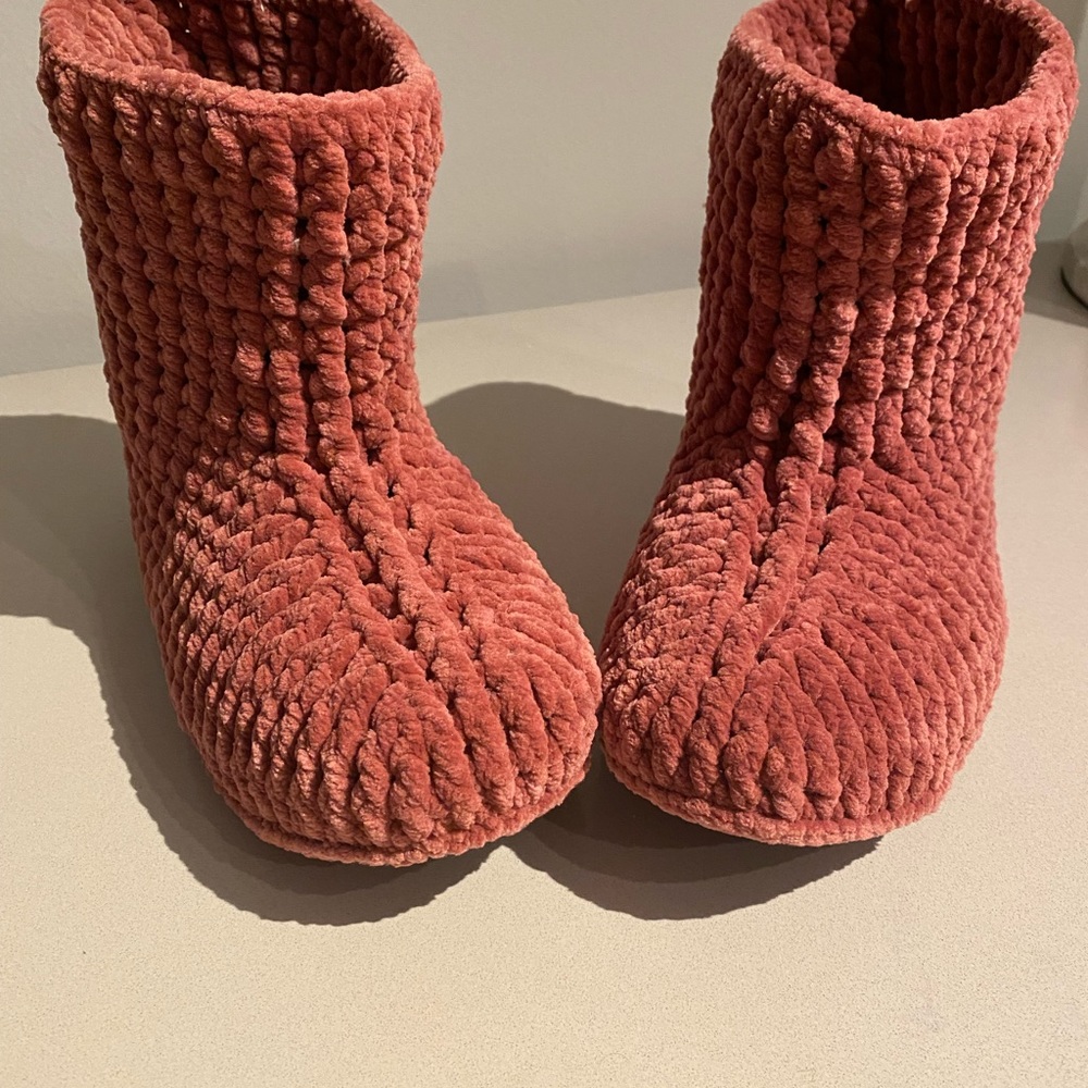 Hand Knit Cozy Slippers
